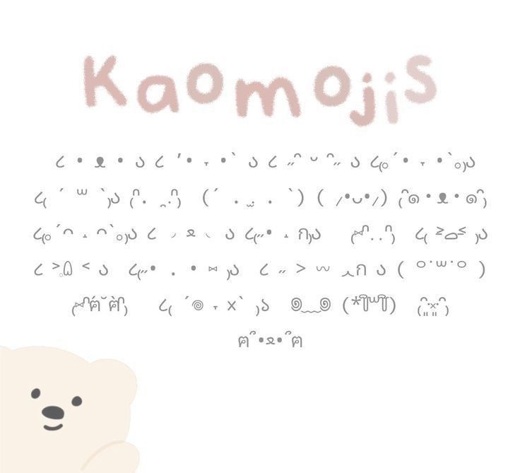 Kaomoji Japanese Emoticon